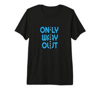 Azul Color Go Through It Gráfico Azul Camiseta Premium