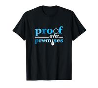 Azul Color Proof Over Promises Gráfico Azul Camiseta