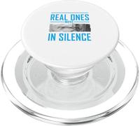 Azul Color Real Ones Move In Silence Gráfico Azul PopSockets PopGrip para MagSafe
