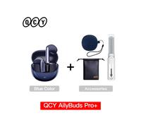 (Azul con accesorios) QCY HT10 AilyBuds Pro+ ANC Auriculares inalámbricos Audio de alta resolución LDAC