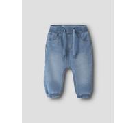 Azul Corte Baggy, Transpirable Jeans
