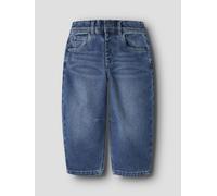Azul Corte Barrel Jeans