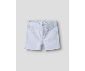Azul Corte Mom Shorts