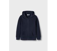 NAME IT Nkmnesweat Card W Hood UNB Noos Chaqueta de Sudadera, Dark Sapphire, 122-128 para Niños
