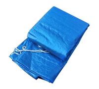 Azul Cubierta de Piscina Estructura de PE para Piscinas Inflables | Uso como Cubierta o Tapiz de Suelo, Anti-deslizante, Plegable, Instalación Sencilla, Protege de Lluvia