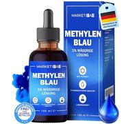 Azul de metileno, 100 ml, calidad farmacéutica, solución al 1% de metileno azul, sin metales pesados, fabricado, probado en laboratorio y certificado en Alemania (1 unidad)