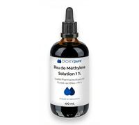 Azul de metileno - Solución 1% - Calidad farmacéutica USP - Pureza certificada ≥ 99 - Analizado en laboratorio - Calidad certificada - Listo para usar (1)