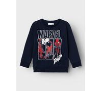 Azul Estampado De Spiderman Sudadera