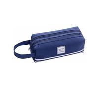 (Azul) Estuche escolar Estuche de gran capacidad Estuche peque?o Estuche escolar para damas y ni?as