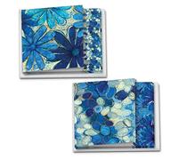 Azul flores gracias tarjeta de felicitación de broma, color 10 Assorted Blank Note Cards (MQ4607OCB-B6x2) 10 Assorted Blank Note Cards (MQ4607OCB-B6x2)