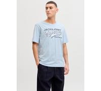 Azul Hombres Cotton Camiseta XL EU