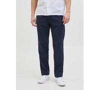 Azul Hombres Cotton/Linen Jogger Corte Relaxed XS EU
