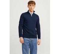 Azul Hombres Cotton/Nylon/Viscose Jersey Con Cremallera L EU