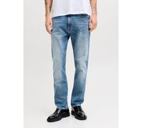 Azul Hombres Cotton/Recycled/Cotton/Elastane Jjiclark Jjvintage Cb 158 Noos Corte Regular 31/30 EU
