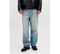 Azul Hombres Cotton/Recycled/Cotton Jjialex Jjorginal Ge 087 Noos Vaqueros De Corte Baggy 31/32 EU