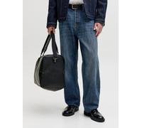 Azul Hombres Cotton/Recycled/Cotton Jjialex Jjoriginal Akm 498 Noos Vaqueros De Corte Baggy 29/30 EU