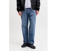 Azul Hombres Cotton/Recycled/Cotton Jjialex Jjoriginal At 741 Vaqueros De Corte Baggy 33/30 EU