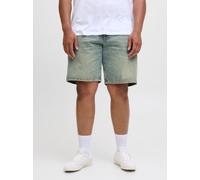 Azul Hombres Cotton/Recycled/Cotton Plus Size Shorts Vaqueros Corte Loose 40 EU