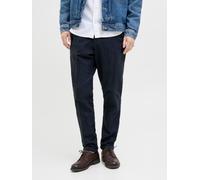 Azul Hombres Cotton/Recycled/Cotton/Polyester/Viscose/Elastane Pantalones Clásicos Corte Carrot 30/32 EU