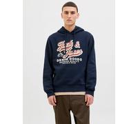 Azul Hombres Cotton/Recycled/Polyester/Cotton Sudadera Con Capucha Logotipo XXL EU