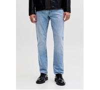 Azul Hombres Cotton/Recycled/Polyester/Recycled/Cotton/Elastane Jjiglenn Jjbasic Sq 330 Noos Jeans De Corte Slim 32/34 EU