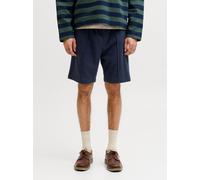Azul Hombres Cotton/Recycled/Polyester Shorts Corte Relaxed S EU