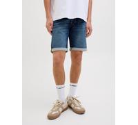 Azul Hombres Cotton/Recycled/Polyester/Viscose/Recycled/Cotton/Elastane Shorts Vaqueros Corte Regular M EU