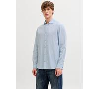 Azul Hombres Linen/Organic/Cotton/Cotton/Recycled/Cotton Camisa Informal Corte Regular XXL EU