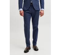 Azul Hombres Lining/Recycled/Polyester/Outer/Cotton/Linen/Elastane Jprriviera Pantalones De Vestir Corte Slim 54 EU