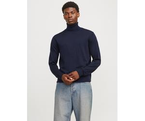 Azul Hombres Merino/Wool Cuello Alto L EU