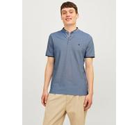 Azul Hombres Organic/Cotton Polo Liso M EU