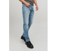 Azul Hombres Organic/Cotton/Recycled/Cotton/Elastomultiester/Elastane Jjimike Jjoriginal Jos 011 Noos Vaqueros De Corte Tapered 31/32 EU