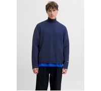 Azul Hombres Organic/Cotton/Recycled/Polyester/Acrylic/Elastane Cuello Alto L EU