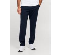 Azul Hombres Polyester/Viscose/Elastane Pantalones Chinos Corte Slim 32/36 EU