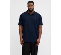Azul Hombres Recycled/Polyester/Cotton/Elastane Plus Size Polo Logotipo EU3XL US1XL EU