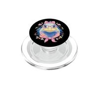 Azul Iguana Retrato Reptil Amante Gráfico Rosa Gafas PopSockets PopGrip para MagSafe