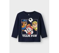 Azul La Patrulla Canina Top De Manga Larga
