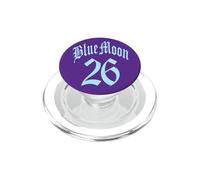 Azul Llena 2 Luna NUMEROLOGÍA 26 Dos 2026 Mujeres Hombres PopSockets PopGrip para MagSafe