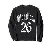 Azul Llena 2 Luna NUMEROLOGÍA 26 Dos 2026 Mujeres Hombres Sudadera