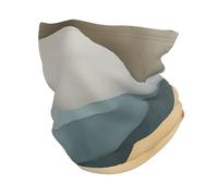 Azul Marino Beige Gris Mármol Polainas De Cuello Unisexo Calentador De Cuello Durable Bandana para Ciclismo Correr Caza 30X26Cm