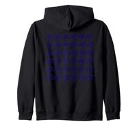 Azul marino clásico, patrón de pata de gallo, pata de gallo Sudadera con Capucha