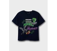 Azul Minecraft Camiseta