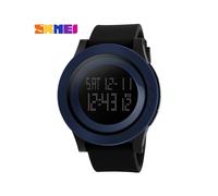 (azul negro) S SHOCK 2016 Nuevo SKMEI Marca de lujo Moda Hombres Relojes deportivos militares Impermeable