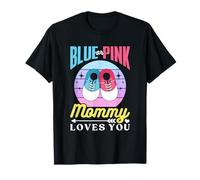 Azul O Rosa Mamá Te Quiere Revelación De Sexo Embarazo Camiseta