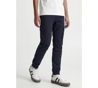 Azul Organic/Cotton/Recycled/Cotton/Elastane Pantalones Cargo Corte Slim Boys 140 EU