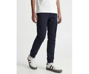 Azul Organic/Cotton/Recycled/Cotton/Elastane Pantalones Cargo Corte Slim Boys 152 EU