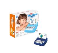 (Azul oscuro) Juguete de inteligencia para educación infantil temprana Cálculo matemático Palabras de ortografía