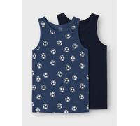 Azul Paquete De 2 Unidades Camiseta De Tirantes