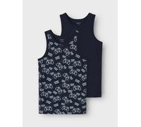 Azul Paquete De 2 Unidades Camiseta De Tirantes