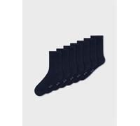 Azul Paquete De 7 Calcetines